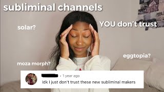 subliminal channels you DON’T trust [upl. by Kincaid892]