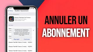 Comment Annuler et Résilier un Abonnement à une Application sur iPhone [upl. by Viviana794]