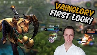 Vainglory First Look  Amazing Touch Control [upl. by Xenia406]