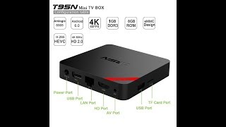 T95N Android 71 TV Box Amlogic S905X Quad Core 3D 4K HD Support 24G WiFi 1GB8GB the settop box [upl. by Grayce]