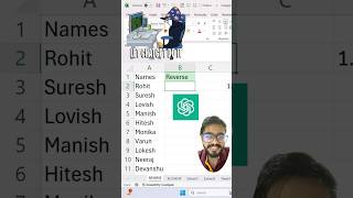 Dont stuck while using Excel‼️Instead Search on Chatgpt exceltips exceltricks shorts chatgpt [upl. by Llerrah]