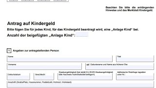 Antrag auf Kindergeld ausfüllen  Aushilfe  أكمل استماره إعانة الطفل  Einfacher Weg [upl. by Okramed]