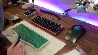 Keyboard Chores  TGR Alice LED installation and OG PCB Desoldering [upl. by Norat174]