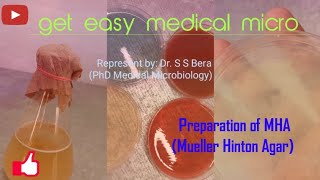 Preparation of Mueller Hinton AgarGetEasyMedicalMicro [upl. by Teahan120]