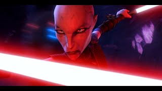 Asajj Ventress  All fight scenes and powers from Clone Wars [upl. by Campney924]