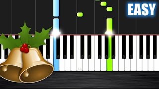 Jingle Bells  EASY Piano Tutorial by PlutaX  Synthesia [upl. by Mcnully28]