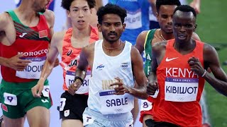 Paris Olympics 2024 Avinash Sable Books Historic Spot in Mens 3000m Steeplechase Final paris2024 [upl. by Alya495]