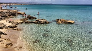 Spiaggia SLorenzoRiserva VendicariSpiaggia caraibica della Sicilia [upl. by Callum]