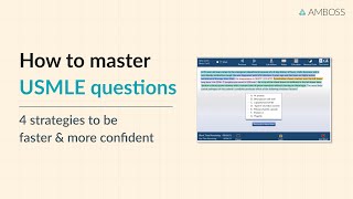 How to master USMLE® questions 4 strategies to answer Qs faster and more confidently [upl. by Harehs]