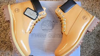 VENEDA CARTER X TIMBERLAND® 6INCH PATENT LEATHER BOOTS [upl. by Fagan]