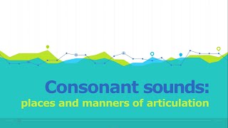 CONSONANT SOUNDS [upl. by Nuavahs488]