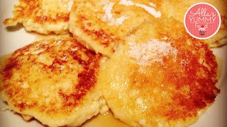 Russian Syrniki Cottage cheese pancakes Recipe  Сырники из творога [upl. by Kaylil86]