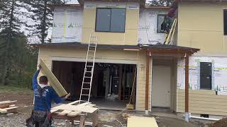 Installation Hardie Board Siding On A House Start To Finish [upl. by Yves]