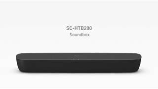 Soundbox Panasonic HTB200 design compatto suono potente [upl. by Thanasi]