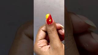 Simple Gradient Nail Art with 3D Stars new simple gradient nailart design [upl. by Johppah]