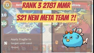 Rank 3 New Meta Team in S21   2362MMR S21  AXIE INFINITY ARENA 廣東話 CrazyGuy [upl. by Crowe]