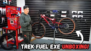 Trek Fuel EXe EMTB Unboxing amp First Impressions  Cycle Technology [upl. by Harlene]