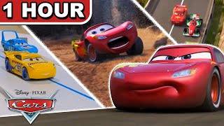 The Best Lightning McQueen Races amp Stunts  Compilation  Pixar Cars [upl. by Saffian81]