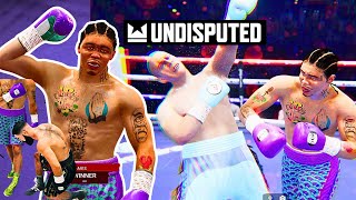 Gervonta Tank Davis Winning Belts Undisputed Gameplay Career Mode [upl. by Acey814]