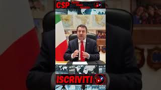 SALVINI  LAVORO SICUREZZA E CONTRASTO IMMIGRAZIONE CLANDESTINA CON TRUMP SPERIAMO SE NE ACCORGANO [upl. by Hollister527]