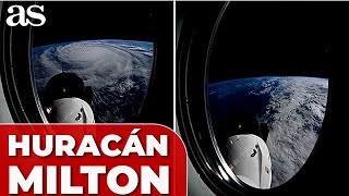 La INCREÍBLE vista del HURACÁN MILTON desde el ESPACIO da MIEDO  FLORIDA [upl. by Hagood907]