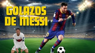 ⚽LOS MEJORES GOLES DE MESSI EN EL BARCELONA CON MÚSICA [upl. by Oirretna]