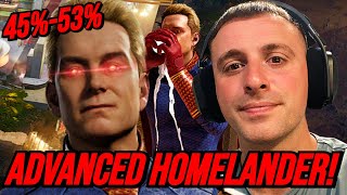 HOMELANDER ADVANCED COMBO TUTORIAL 4553 MORTAL KOMBAT 1 [upl. by Peednam]