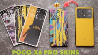 🤯POCO X6 Pro Best Back Skin For Protection amp Look [upl. by Eberto]