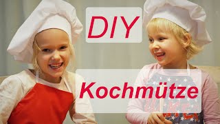 Kochmütze nähen  DIY  einfach und schnell [upl. by Irolam710]