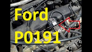 Causes and Fixes Ford P0191 Code Fuel Rail Pressure Sensor Circuit RangePerformance [upl. by Aysa]