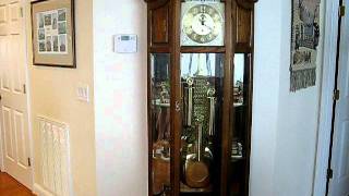 Howard Miller TripleChime Grandfather Clock Whittington [upl. by Atnoek]