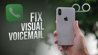 How to Fix Visual Voicemail on iPhone tutorial [upl. by Machutte]