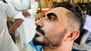 A Poor Homeless Man Give Amazing Beard Transformation with Scissors ASMR  Fast Haircut Asmr [upl. by Lauer517]