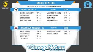 RockinghamMandurah  1s v Mount Lawley  1s [upl. by Irrehc]