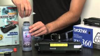 Toner Refill Kit for Brother  how to refill Brother toner cartridges using toner refills [upl. by Buatti743]