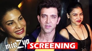 Mirzya Movie Screening  Hrithik Roshan  Jacqueline Fernandez  Sumona Chakravarti [upl. by Barry]