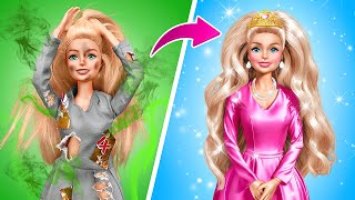 La poupée Barbie a besoin dun relooking  Astuces de relooking et bricolages urgents [upl. by Einnalem]