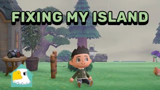 Animal Crossing New Horizons Fix My Island 1  Apollo’s Tea Nook [upl. by Annaeed]