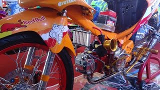 Detail Modifikasi Motor Honda Blade Drag Style Thailand [upl. by Ayahsey]