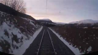 Drivers Eye View Oppdal to Dombås in December [upl. by Seroled571]