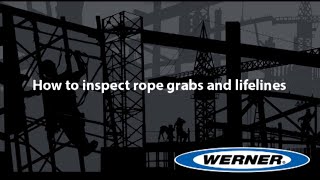 Werner – Fall Protection – How to inspect trailing and manual rope grabs [upl. by Ahsat]