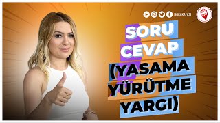 3 Soru Cevap YasamaYürütmeYargı  Esra Özkan Karaoğlu KPSS VATANDAŞLIK 2022 [upl. by Shaylynn]