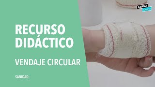 Cómo hacer un vendaje circular [upl. by Rehpoitsirhc455]