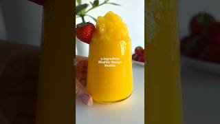 3ingredient Healthy Mango Slushie🤩 healthyrecipes easyrecipes healthydessert [upl. by Ittocs]