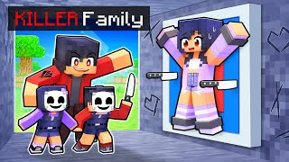 Having a FAMILY with a KILLER in Minecraft [upl. by Ty]