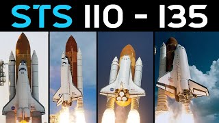 Space Shuttle Launch Compilation STS 110  135 [upl. by Aynad786]