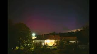 Aurora Borealis timelaps from Hungary [upl. by Dijam628]