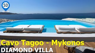 Cavo Tagoo Mykonos Hotel  Diamond Villa Suite Tour [upl. by Rogozen]