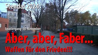 Aber aber Faber  Spaziergang in Stendal 18112024 [upl. by Sjoberg]