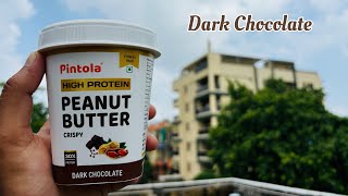 Pintola Peanut Butter Crispy  Dark Chocolate 🍫😋 [upl. by Nosned]